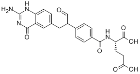 10-formyl-5,8-10-trideazafolic acid Struktur