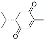 2-Cyclohexene-1,4-dione,2-methyl-5-(1-methylethyl)-,(S)-(9CI) Structure