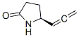 2-Pyrrolidinone,5-(1,2-propadienyl)-,(S)-(9CI) Structure