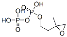 3-methyl-3,4-epoxybutyl diphosphate 结构式