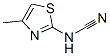 Cyanamide,  (4-methyl-2-thiazolyl)-  (9CI) Structure