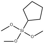 环戊烷三甲氧基硅烷, 143487-47-2, 结构式