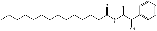 D-ERYTHRO-2-TETRADECANOYLAMINO-1-PHENYL-1-PROPANOL Structure