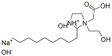 sodium 1-(carboxymethyl)-4,5-dihydro-1-(2-hydroxyethyl)-2-nonyl-1H-imidazolium hydroxide  Struktur