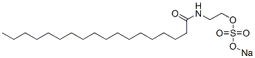 N-[2-[(Sodiosulfo)oxy]ethyl]octadecanamide,14351-59-8,结构式