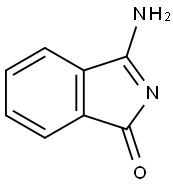 3-イミノイソインドリン-1-オン 化学構造式