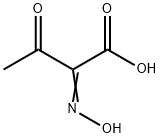 Butanoic acid, 2-(hydroxyimino)-3-oxo- (9CI) 化学構造式