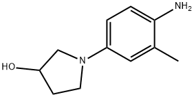 1-(4-AMINO-3-METHYLPHENYL)-3-PYRROLIDINOL 结构式