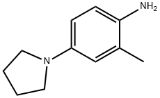 2-甲基-4-吡咯烷基苯胺, 143525-69-3, 结构式