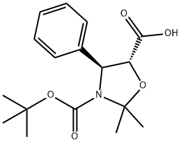 (4S,5R)-3-(tert-Butoxycarbonyl)-2,2-dimethyl-4-phenyloxazolidine-5-carboxylic acid|多烯紫杉醇侧链