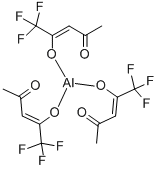 三(三氟-2,4-戊二酮酰)铝,14354-59-7,结构式