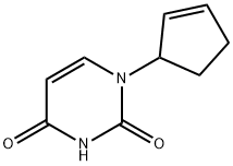 1-(2-CYCLOPENTEN-1-YL)-2,4(1H,3H)-PYRIMIDINEDIONE Structure