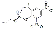 Thiocarbonic acid O-(2-sec-butyl-4,6-dinitrophenyl)S-propyl ester,14355-12-5,结构式