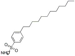 4-Dodecylbenzenesulfonic acid ammonium salt 结构式
