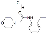 N-(2-ethylphenyl)-2-morpholin-4-yl-acetamide hydrochloride,143579-14-0,结构式
