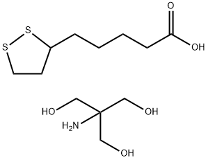 R-(alpha)-硫辛酸氨基丁三醇盐, 14358-90-8, 结构式