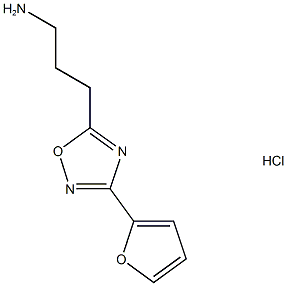 3-(3-(Furan-2-yl)-1,2,4-oxadiazol-5-yl)propan-1-amine hydrochloride|3-(3-(FURAN-2-YL)-1,2,4-OXADIAZOL-5-YL)PROPAN-1-AMINE HYDROCHLORIDE