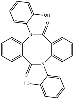 5,11-Bis(2-hydroxyphenyl)dibenzo[b,f][1,5]diazocine-6,12(5H,11H)-dione 结构式
