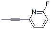 Pyridine, 2-fluoro-6-(1-propynyl)- (9CI) Structure