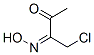 4-クロロ-3-ヒドロキシイミノ-2-ブタノン 化学構造式