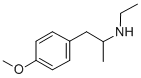 N-ethyl-p-methoxy-alpha-methylphenethylamine Structure