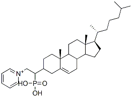 cholesterylphosphorylethylpyridinium Structure