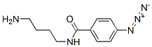 N-(4-azidobenzoyl)putrescine Structure