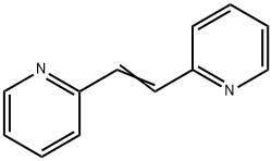 1,2-ジ(2-ピリジル)エチレン 化学構造式