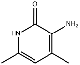 2(1H)-Pyridinone,3-amino-4,6-dimethyl-(9CI) 化学構造式