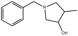 1-BENZYL-4-METHYL-PYRROLIDIN-3-OL Struktur