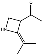 Ethanone, 1-[2-(1-methylethylidene)-3-azetidinyl]- (9CI) 化学構造式