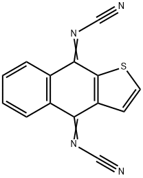 Naphtho[2,3-b]thiophene-4,9-diylidenebis-cyanamide 结构式