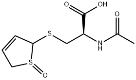 2,5-dihydrothiophene sulfoxide-2-mercapturic acid 结构式