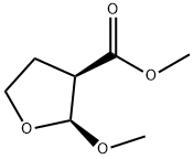 3-Furancarboxylicacid,tetrahydro-2-methoxy-,methylester,(2S-cis)-(9CI) 结构式