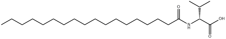N-Octadecanoyl-D-valine Structure