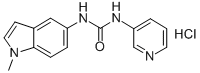143797-62-0 1-(1-甲基-1H-吲哚-5-基)-3-(吡啶-3-基)脲盐酸盐