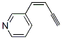 Pyridine, 3-(1-buten-3-ynyl)-, (Z)- (9CI)|