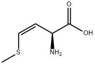 3-Butenoic acid, 2-amino-4-(methylthio)-, (S-(Z))- Structure