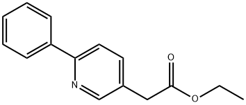 3-Pyridineacetic acid, 6-phenyl-, ethyl ester|