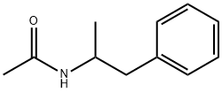 N-acetylamphetamine Struktur