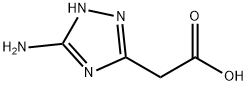 (5-アミノ-1H-1,2,4-トリアゾール-3-イル)酢酸 化学構造式