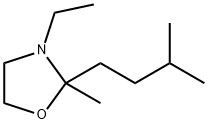 3-Ethyl-2-Methyl-2-(3-Methylbutyl)-oxazolidine Struktur