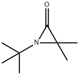 1-tert-Butyl-3,3-dimethylaziridin-2-one Struktur
