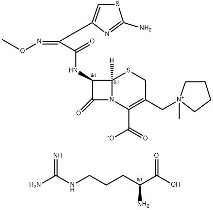 143892-90-4 (6R,7R)-7-[[(2Z)-2-(2-amino-1,3-thiazol-4-yl)-2-methoxyimino-acetyl]amino]-3-[(1-methyl-2,3,4,5-tetrahydropyrrol-1-yl)methyl]-8-oxo-5-thia-1-azabicyclo[4.2.0]oct-2-ene-2-carboxylate