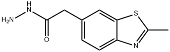 6-Benzothiazoleaceticacid,2-methyl-,hydrazide(7CI,8CI) Struktur