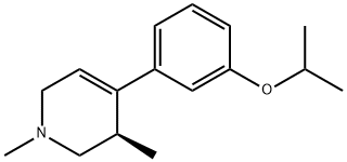 (R)-4-(3-ISOPROPOXYPHENYL)-1,3-DIMETHYL-1,2,3,6-TETRAHYDRO-PYRIDINE Struktur