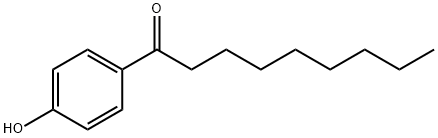 4'-羟基苯壬酮 结构式