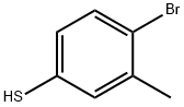 4-ブロモ-3-メチルベンゼンチオール 化学構造式