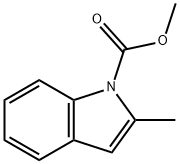 1H-Indole-1-carboxylic  acid,  2-methyl-,  methyl  ester Struktur
