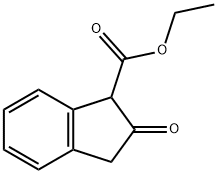 2-オキソ-1-インダンカルボン酸エチル 化学構造式